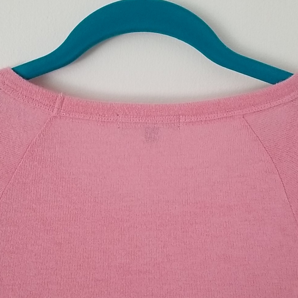 PJ Salvage Let's Flamingle Pink Long Sleeve Top-S - Picture 7 of 12